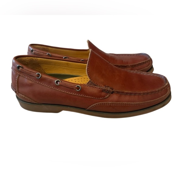 Tommy Bahama size 10 seaport leather boat shoes in great condition - Picture 2 of 7
